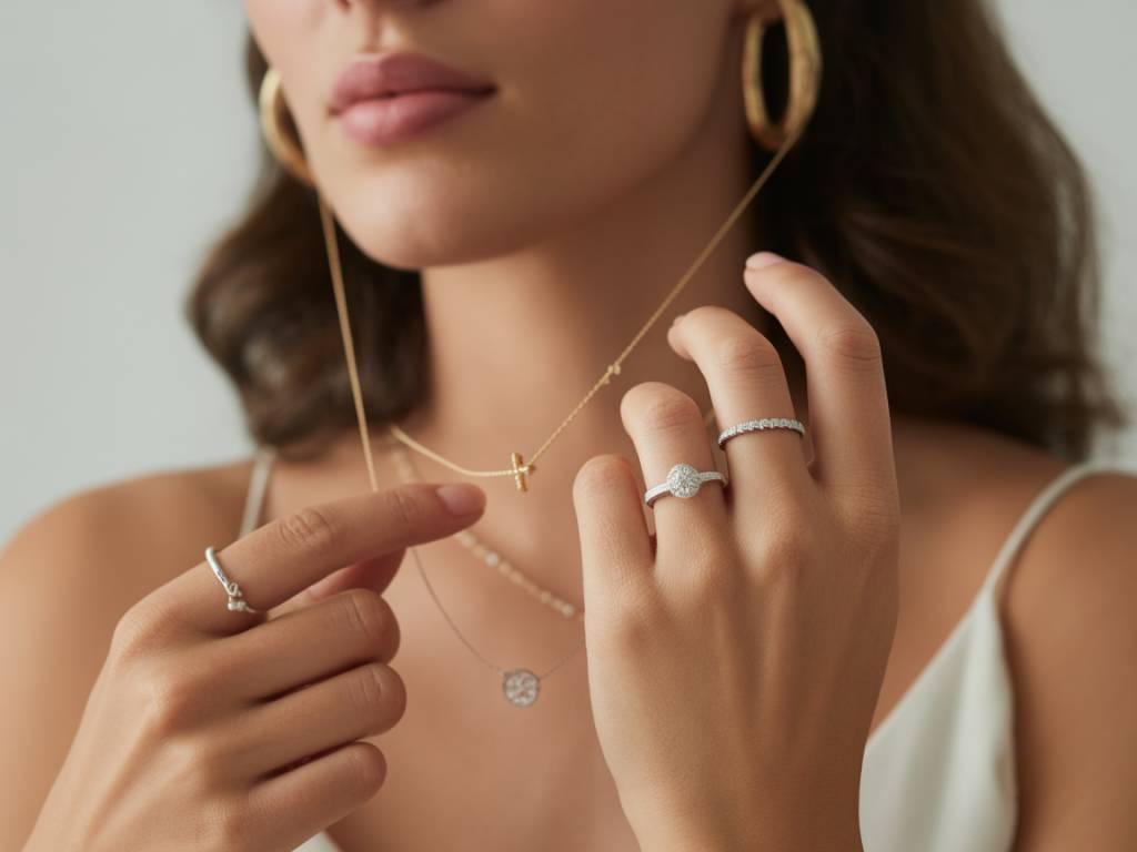 Comment associer vos bijoux en argent et en or sans faute de goût pour un style moderne et harmonieux