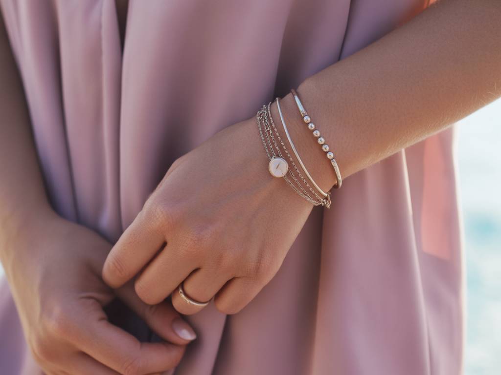 Superposer bracelets et manchettes : astuces pour un poignet tendance sans effet surchargé